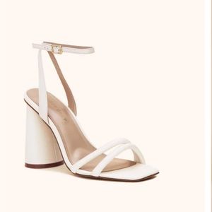 NEW Birdy Grey white chunky heels